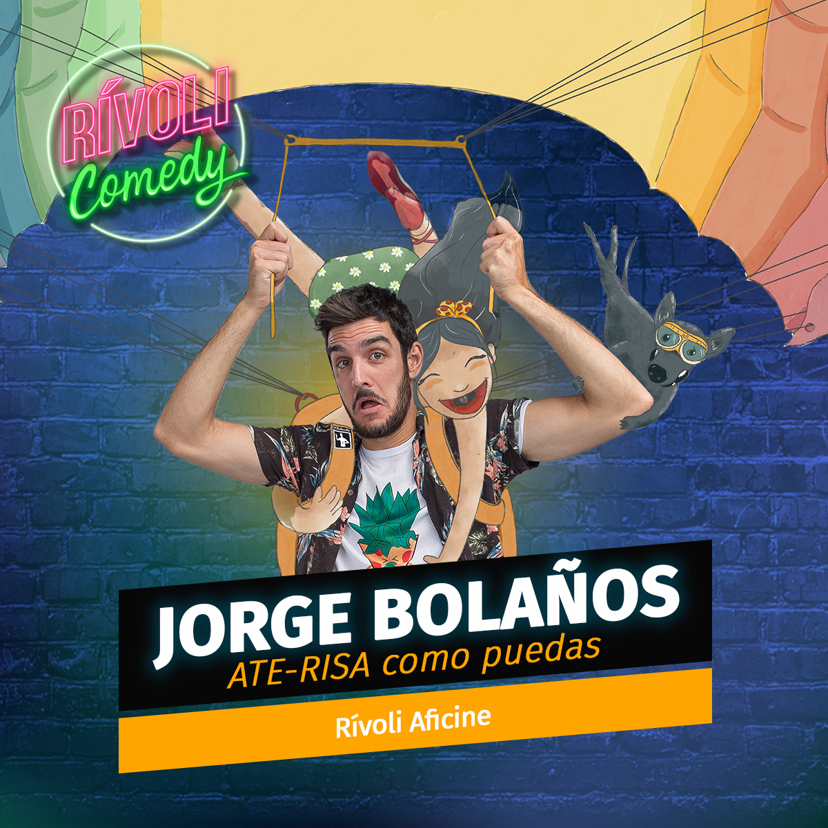 Jorge Bolaños | Ate-risa como puedas · 6 de mayo · Palma de Mallorca (Rívoli Comedy)