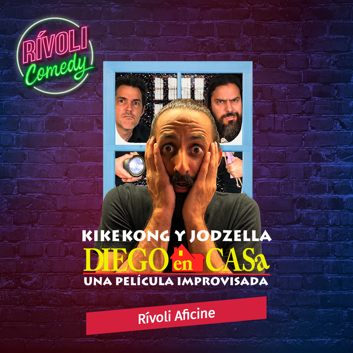 Kike Kong y Jodzella | Una película improvisada · 28 de enero · Palma de Mallorca (Rívoli Comedy)