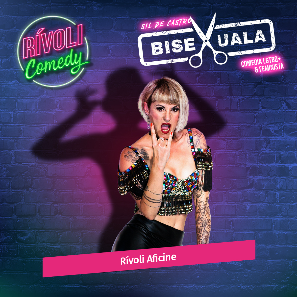 Sil de Castro | Bisexuala · 28 de febrero · Palma de Mallorca (Rívoli Comedy)